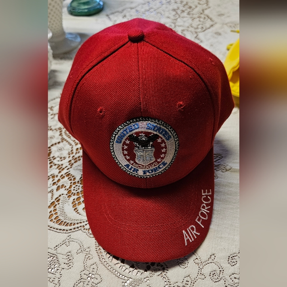 Air Force Red Baseball Cap